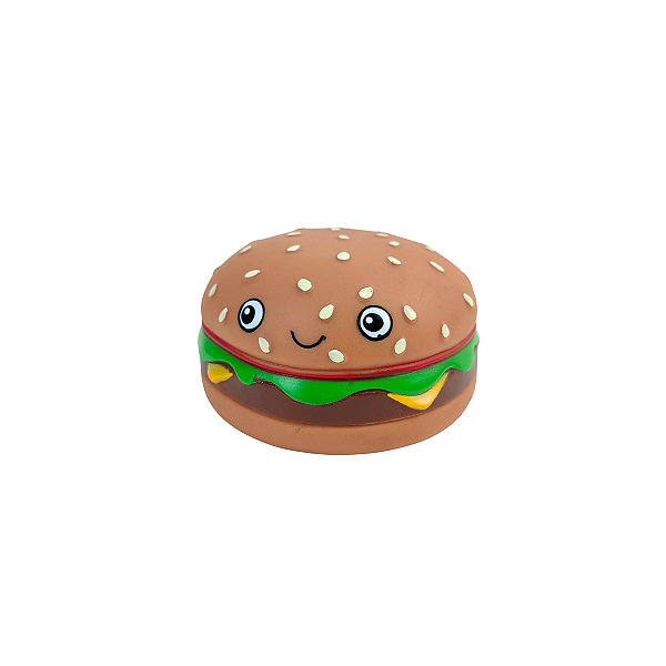Mordedor PET com apito - Hambúrguer