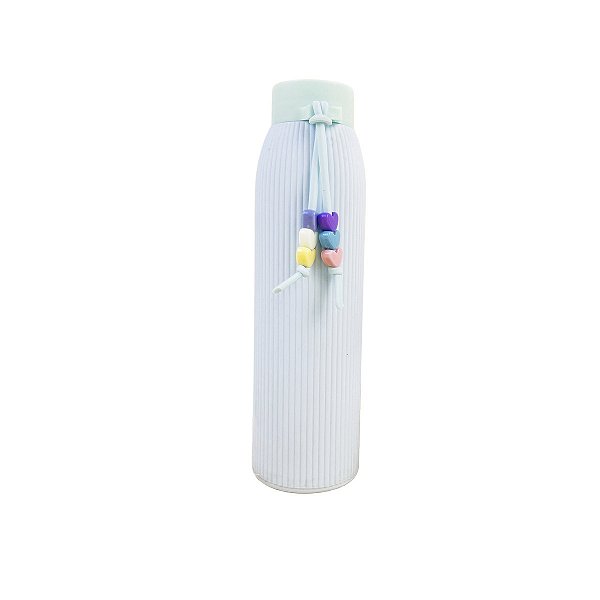 Garrafa De Água Dupla Camada Tons Pastéis 350ml
