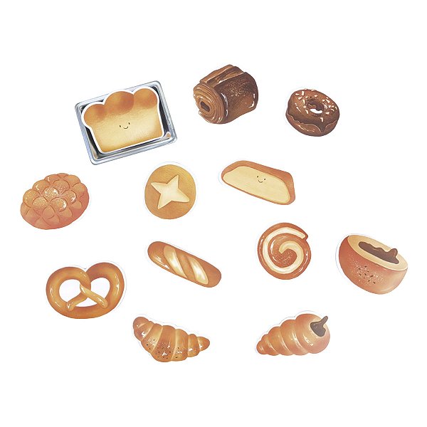 Adesivo de Comidas Divertido para Decoração