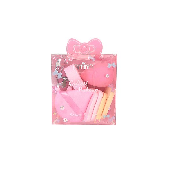 Kit Esponja de Maquiagem e Modelador de Cílios