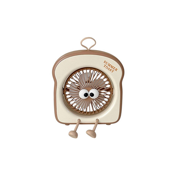 Mini Ventilador de Mesa - Pão de Forma