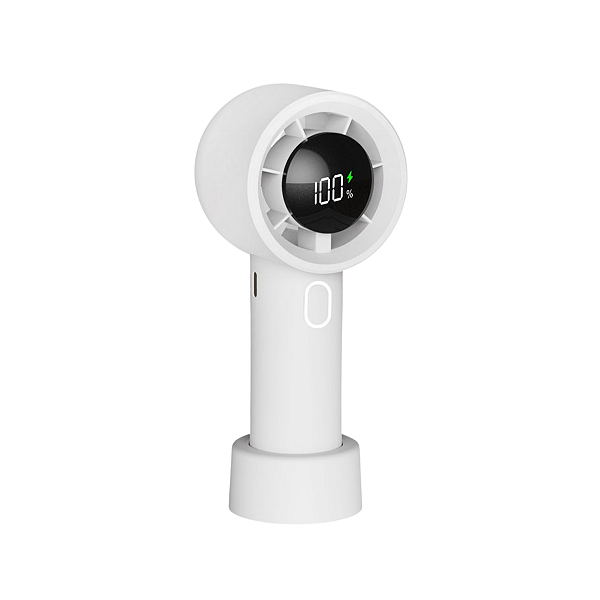 Mini Ventilador Portátil, com Indice de Bateria