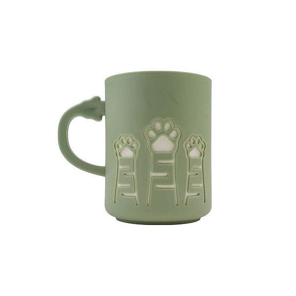 Caneca de Plástico - Patinhas de Gato