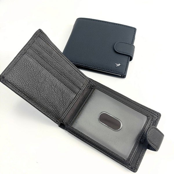 Carteira Masculina Básica com Fecho
