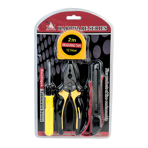 Kit Ferramentas Mãos a Obra 4 Peças - Allmini