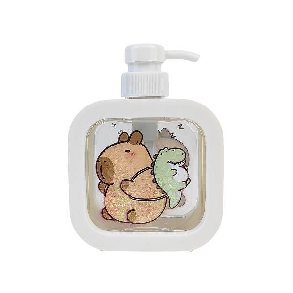 Frasco Pump, Capivara Fofinhas no Banho com Espuma- Allmini