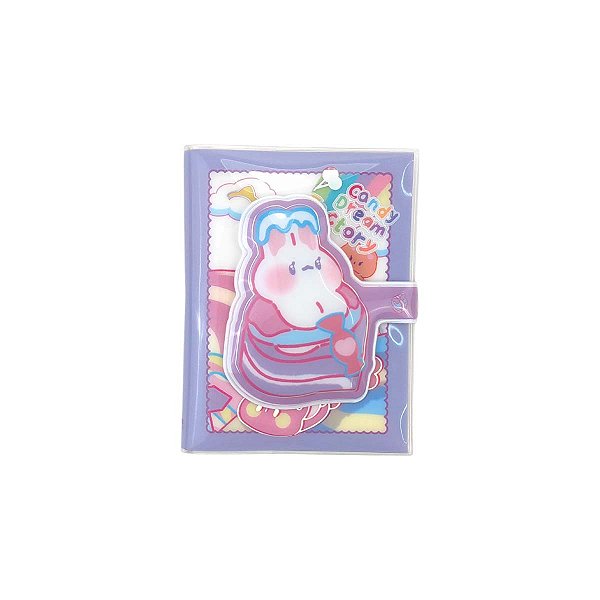 Caderno Sonho Doce com 128 Folhas Decoradas - Allmini