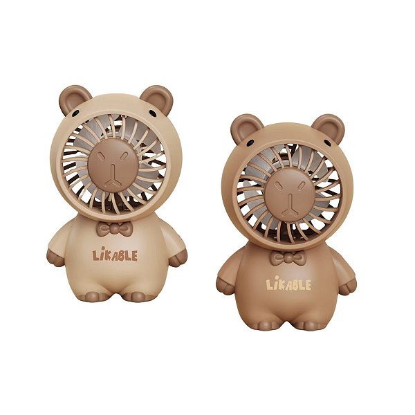 Mini Ventilador de Mesa Ursinho Fofinho Likable- Allmini