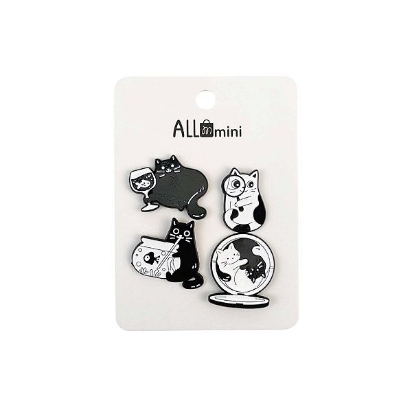 Conjuntos de Broches, GATINHOS