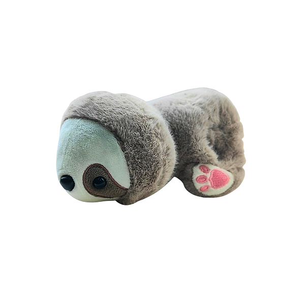 Pulseira Bate Enrola Pelúcia Bicho Preguiça