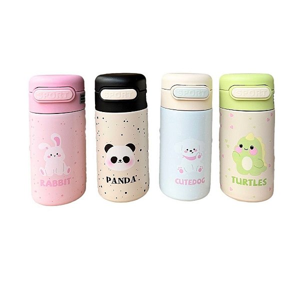 Garrafinha Térmica Personalizada, Animais Fofos