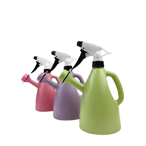 Regador Com Pulverizador Florzinha Elegante