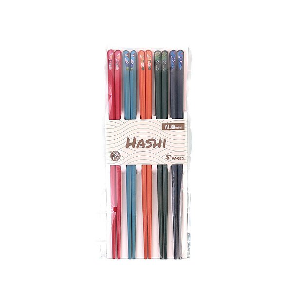 Conjunto de Hashi 5 Pares, 5 cores
