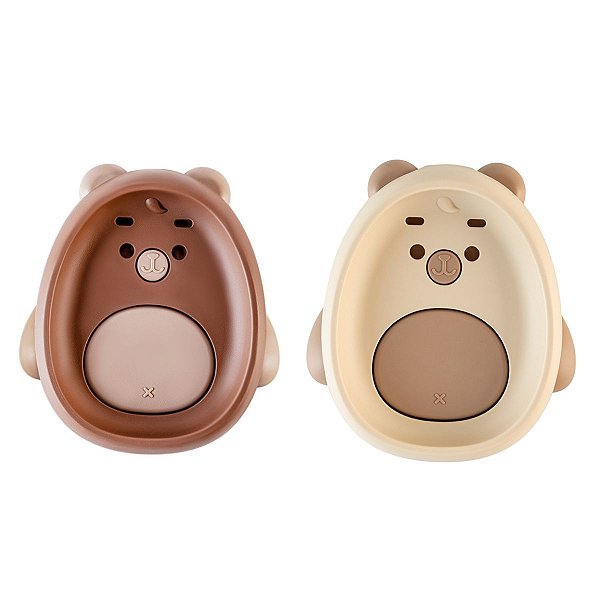Saboneteira Urso Barriga Rosa Dupla Camada