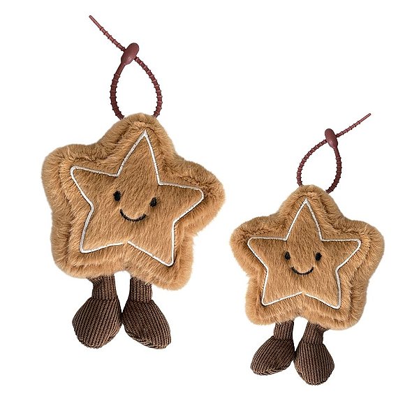 Chaveiro Estrela Marrom Feliz - Allmini