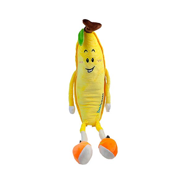 Brinquedo de Pelúcia Banana com Tênis