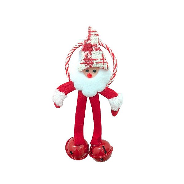 Enfeite de Natal Guirlanda com Papai Noel em pé - Allmini