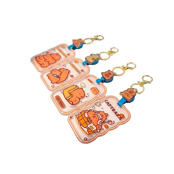 Chaveiro Porta Crachá Capybara - Allmini
