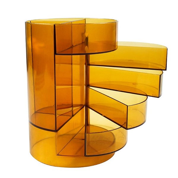 Porta Caneta de Mesa com Gavetas Transparente - Allmini