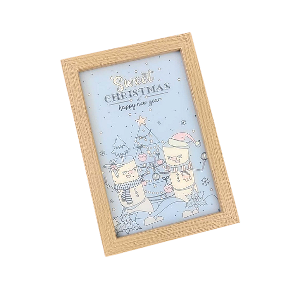 Quadro Luminoso de Natal, Happy New Year - Allmini