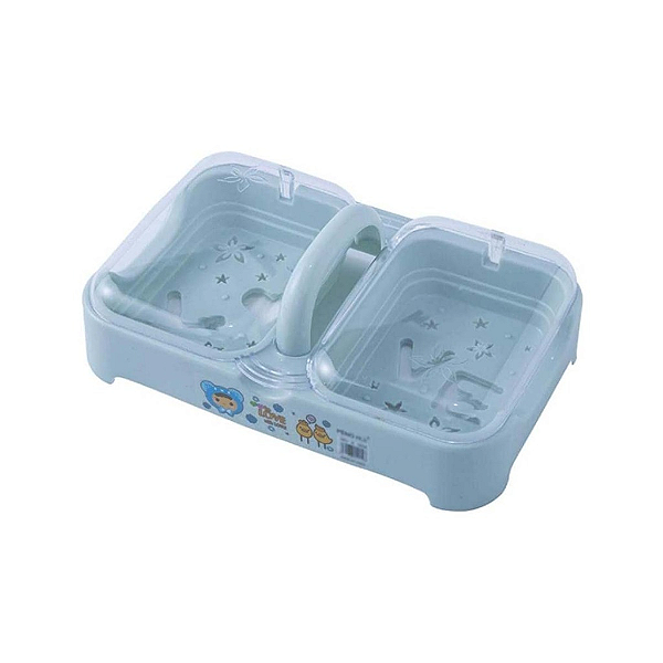 Saboneteira Dupla Multi Lovers Estampa Cores - Allmini