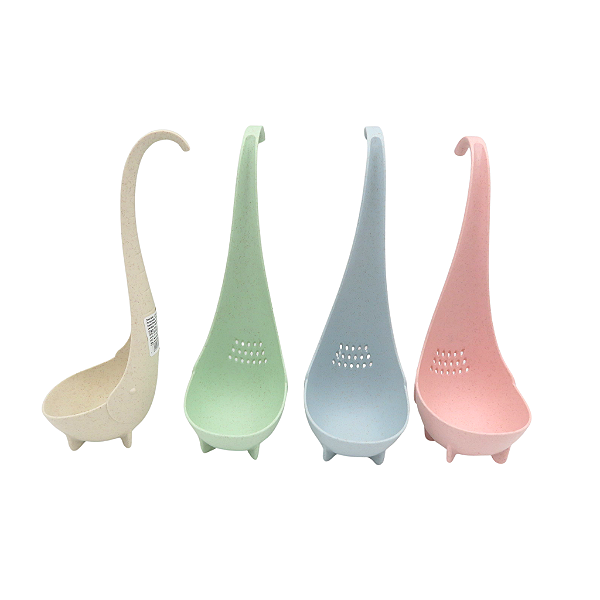 Concha para Sopa Vazada Elefante Tons Pasteis - Allmini