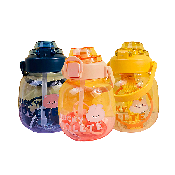 Garrafa de Plástico Color Lucky Bollte Animais - Allmini