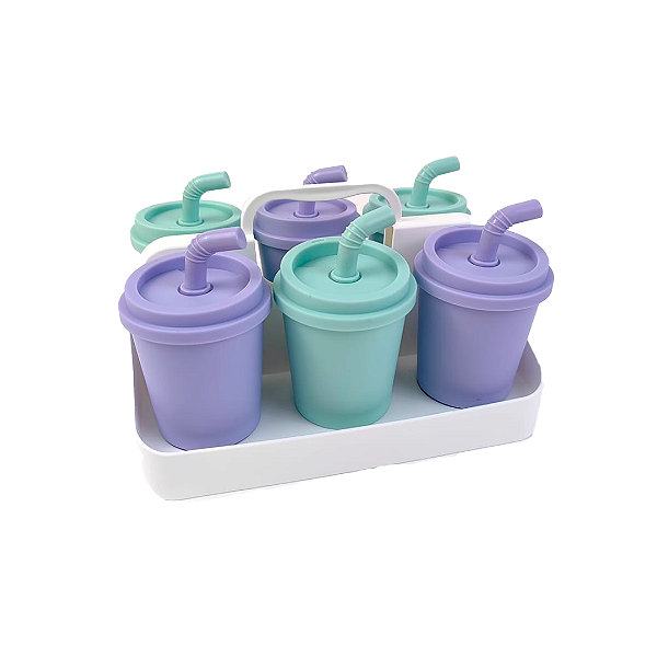 Picoleteira Copo com Canudo