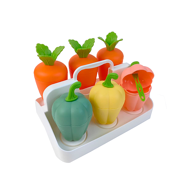 Picoleteira Cenoura e Pimentão com 6