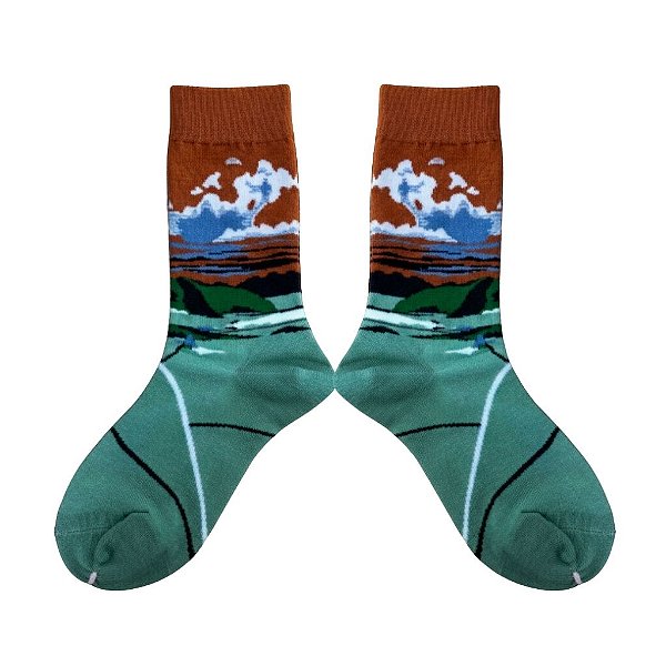 Meia Cano Médio Paisagem do Horizonte