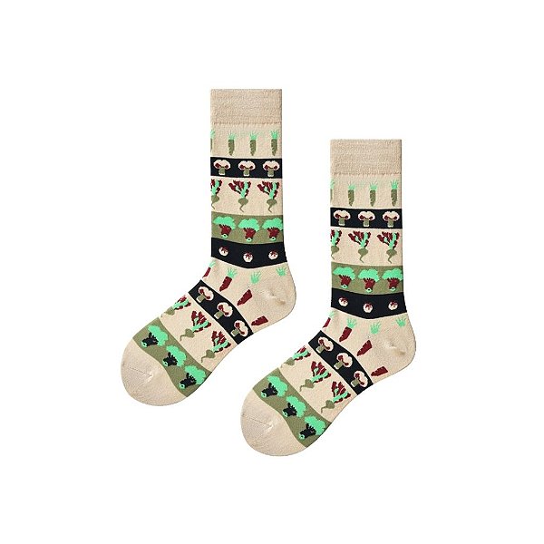 Meia Cano Médio Vegetais