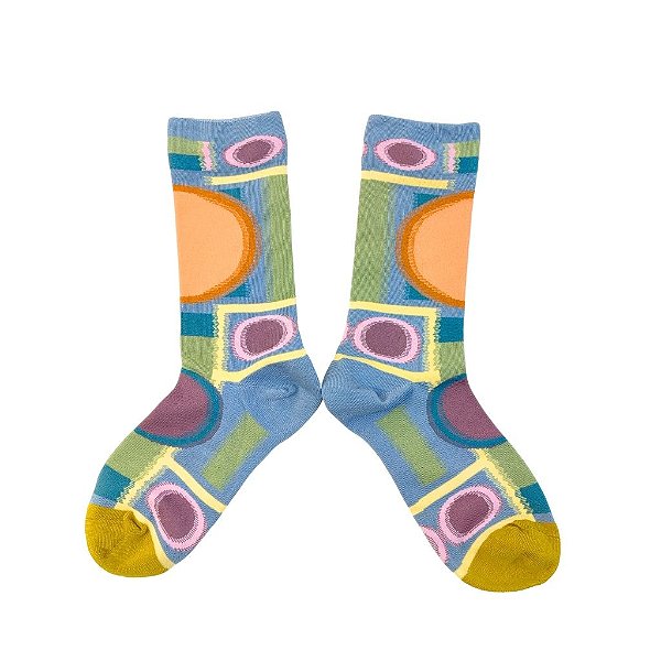 Meia Cano Médio Formas Geometricas