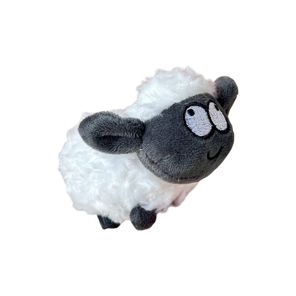 Chaveiro de Pelúcia Ovelinha Feliz
