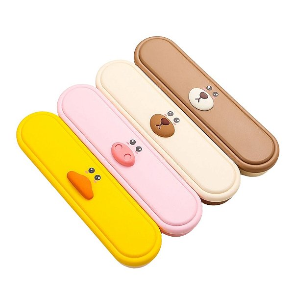 Porta Talheres Animais Coloridos