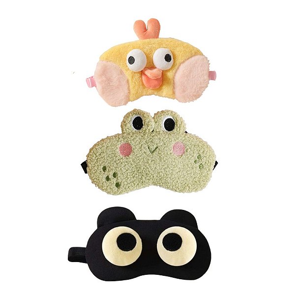 Máscara para Dormir Bichinhos Olhudos
