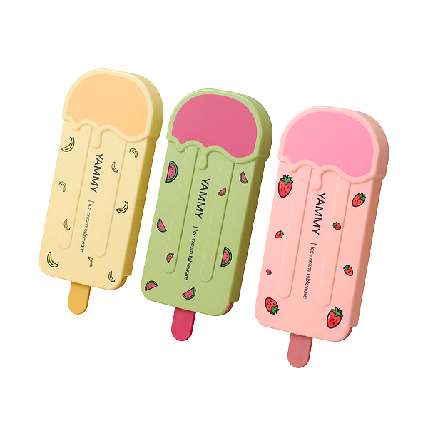 Kit Talheres Picoles Coloridos