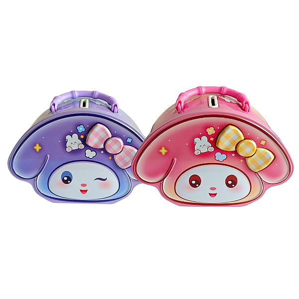 Cofrinho de Metal Coelinho Feliz - Allmini