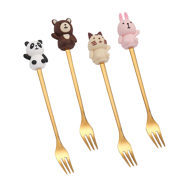 Garfo de Sobremesa Animais