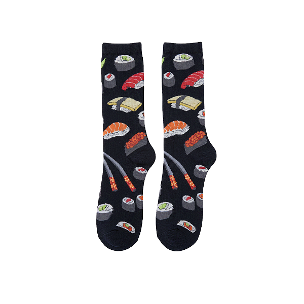 Meia Cano Médio Feminina Sushi Oriental - Allmini