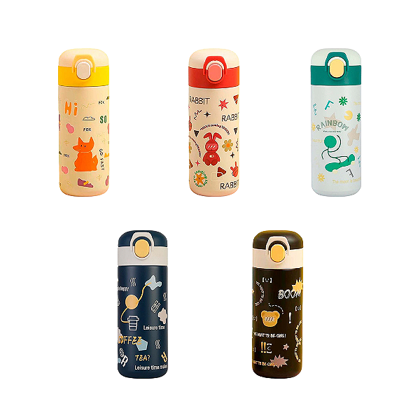 Garrafa Térmica Colorida Dia a Dia 880ml
