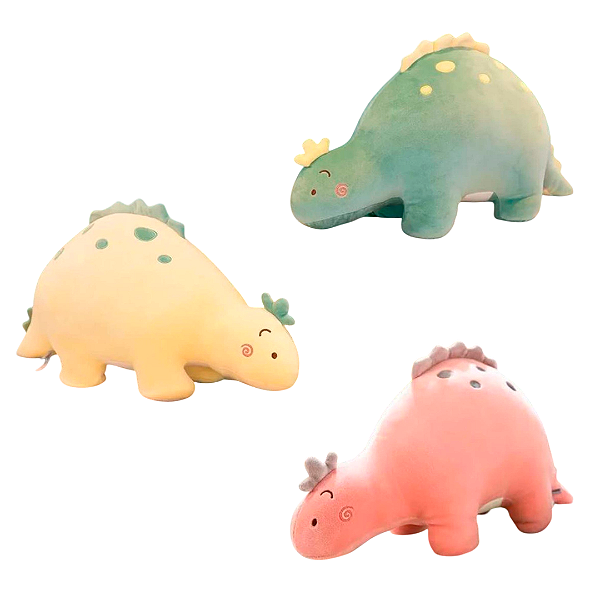 Brinquedo de Pelúcia Dinossauro Coloridos