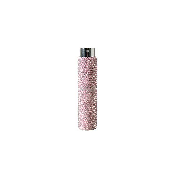 Atomizador Porta Perfume Brilhante Rosa - Allmini