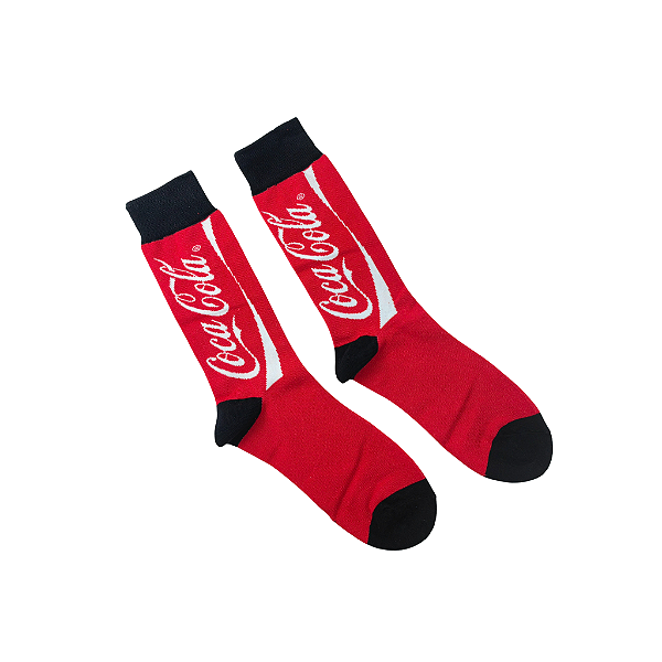 Meia Cano Médio Coca Cola - Allmini