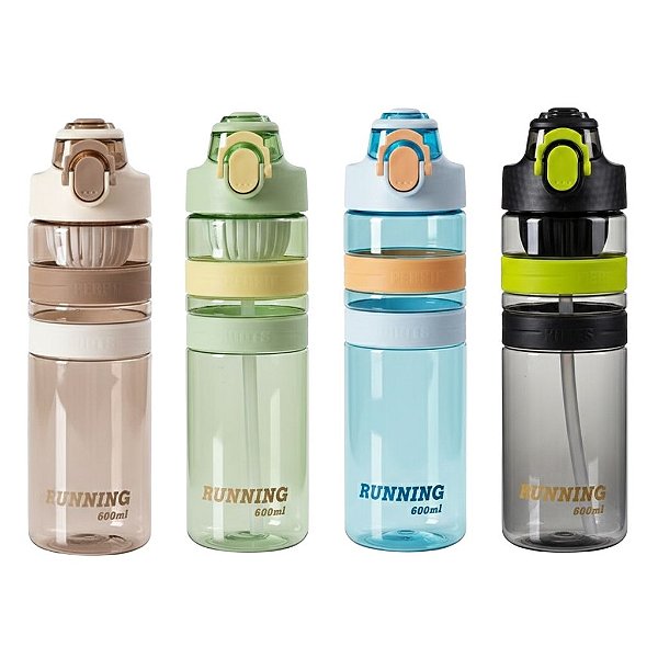 Garrafa de Água Hunning Colors 600 ml