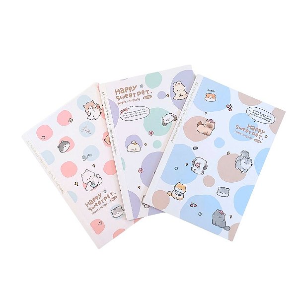 Caderno Sweet Company Pet Gatinhos Fofos