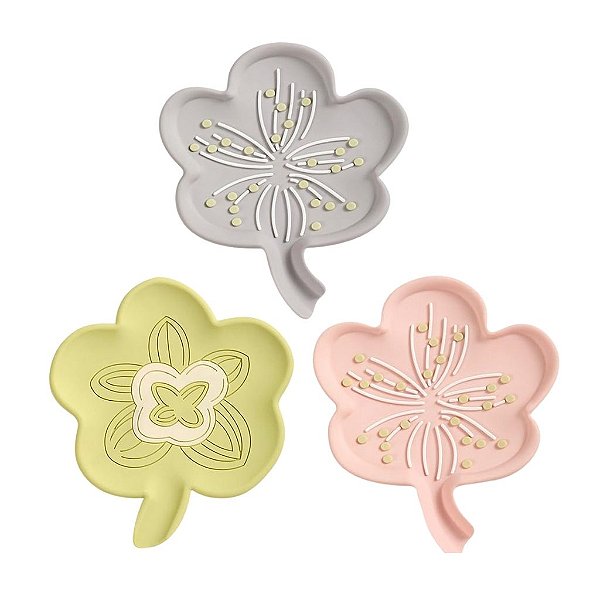 Saboneteira Flores Pasteis