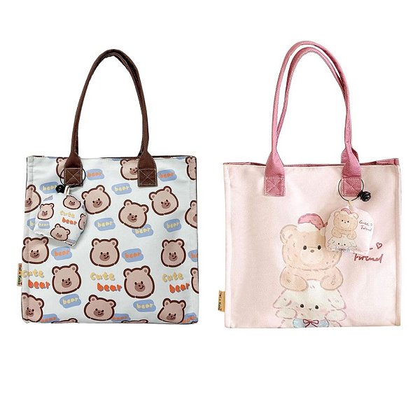 Bolsa Sacola Ursos & Cia