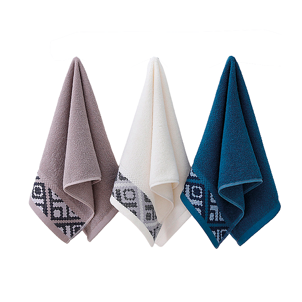 Toalha De Rosto Bordado Étnico