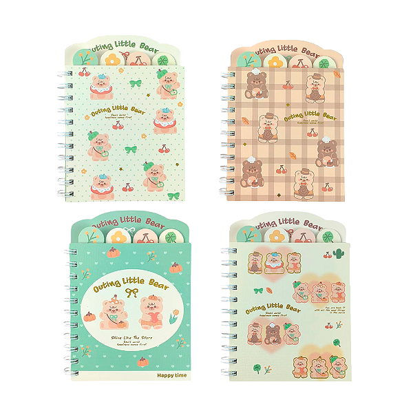 Caderno Espiral Ursinho Encantado