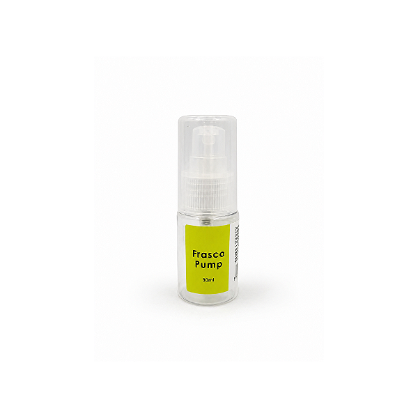Frasco Pump Transparente 30ml